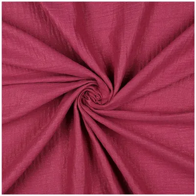 Glitzer Musselin Stoff 50x136cm uni Oeko-Tex Double Gauze Windeltuch Mulltuch Baumwolle weinrot