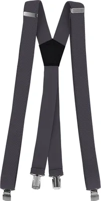 Produktbild von Fabio Farini - 1 Stück Schmales X-Design mit 3cm Breite verstellbar mit extra starken Clipverschluss, Grau