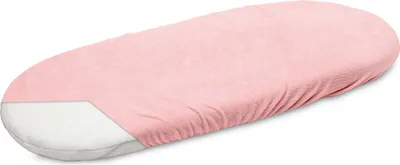 Image de Drap Éponge Pour Poussette Rose 35X75