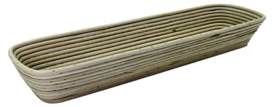 Immagine prodotto di Stampo per pane / Cestino di lievitazione lungo 600 x 160 mm - fondo in legno