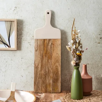 Produktbild von Servierbrett aus Mangoholz, naturbelassen, 58 cm