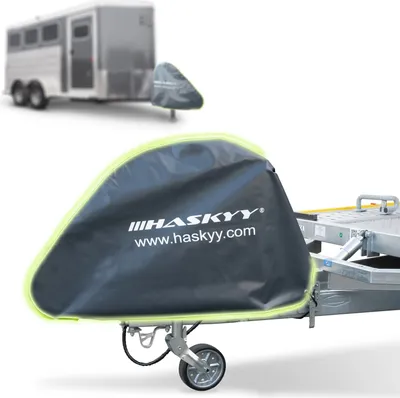 Produktbild von HASKYY Deichselabdeckung XXXL NEON  Deichselhaube Anhänger Wohnwagen Caravan