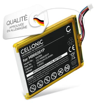 Image de CELLONIC 1x Batterie pour Domotique / Smart Home Compatible avec EZVIZ DP1C, DP1, DP1S, H866281P - (6800mAh, 3.8V)