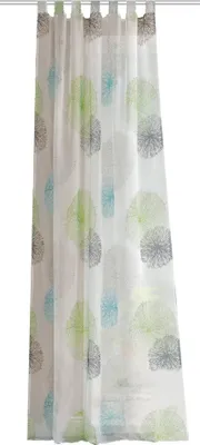 Zdjęcie produktu dla Strona główna Pomysły na mieszkanie Szalik z pętelkami, szalik z pętelkami Voile z nadrukiem 1 sztuka 245 x 140 cm Zielony