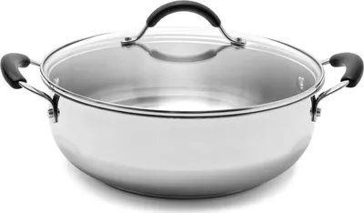Produktbild von Coolinato Grossraumpfanne 28cm / 5,7l aus Edelstahl – unbeschichtet