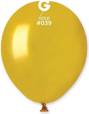 Produktbild von Metallische Ballons gold 13 cm 100 Stück (Party)