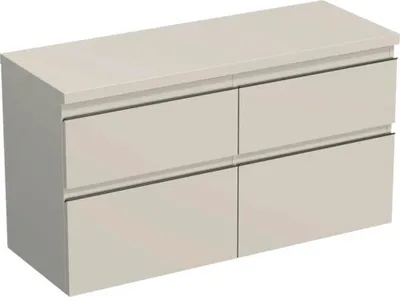 Obrázok produktu pre Skrinka pod umývadlo Jungborn TRENTA kašmírová lesklá 116,7 x 64,6 x 44,5 cm