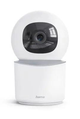 Zdjęcie produktu dla Hama 00176652, Kamera bezpieczeństwa IP, Wewnętrzna, Bezprzewodowy, Biurko / Ściana, Biały, Żarówka