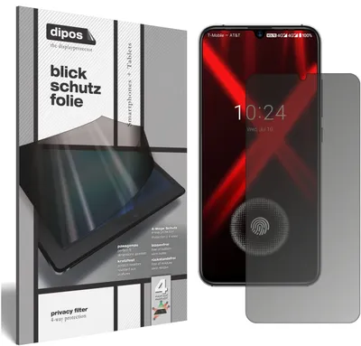 Produktbild von Blickschutzfolie für Umidigi X matt Schutzfolie Folie Display Schutz dipos