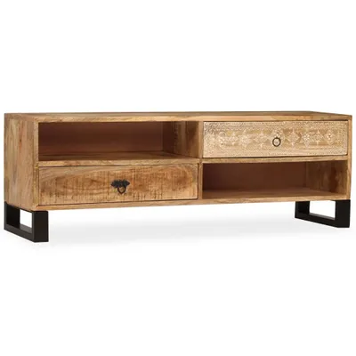 Produktbild von TV-Schrank Massivholz Mango 120x30x40 cm
