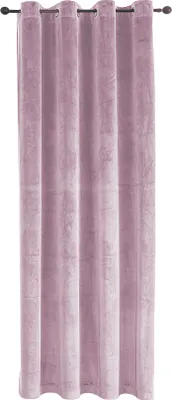 Produktbild von Verdunkelungsvorhang Samt weich Altrosa 140x225 cm Ösen Vorhang blickdicht Ösenaufhängung abdunkelnd Gardine