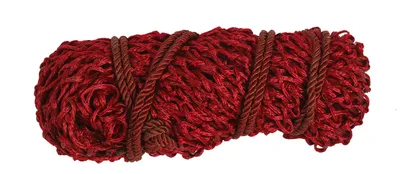 Produktbild von QHP Heunetz Slowfeeder für Pferde 5 cm Maschenweite 20-30 kg Rot 107x119 cm