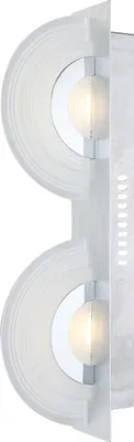 Produktbild von Globo Wandleuchte Wl Aluminium, Chrom, 2Xled 41717-2W