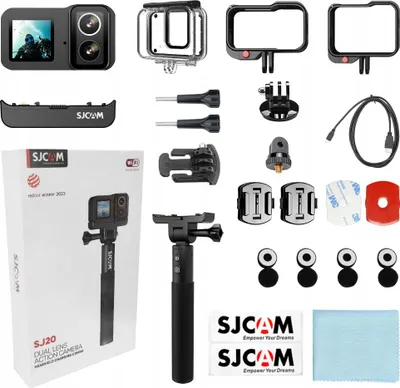 Zdjęcie produktu dla SJCAM SJ20 Pro Kit actionkamera, musta