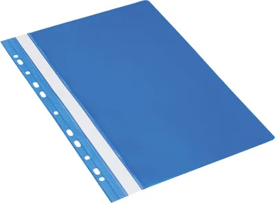 Produktbild von DONAU 1704001-10 Schnellhefter - A4, Multilochung, PVC, blau