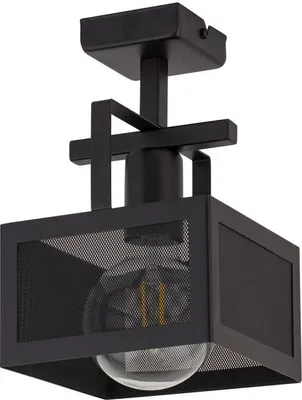Obrázok produktu pre Čierna dekoratívna priemyselná stropná lampa do obývačky nad stôl Albert 1xE27 15W Sigma Lighting