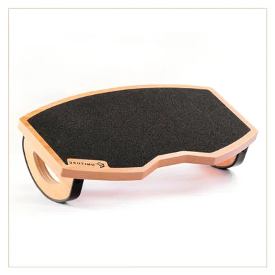 Produktbild von Ergonomische Holz Fußstütze für Schreibtische