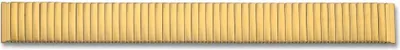 Produktbild von Minott | Uhrenarmband Zugband Edelstahl gelbgoldfarben matt | 42232, Stegbreite:12mm