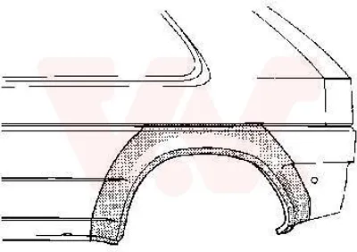 Produktbild von VAN WEZEL Seitenwand Reparaturblech für OPEL Astra F CC (T92)
