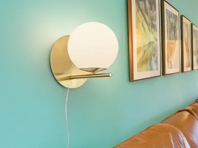 Produktbild von TRIO-Leuchten Wandleuchte PURE BH 18x20.60 cm gold Wandlampe