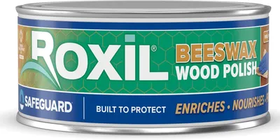 Produktbild von Roxil Bienenwachs 300 g – Holzwachs/Möbelwachs zur Holzpflege | Möbelpflege für den Innenbereich, zur wasserfesten Versiegelung von Holz