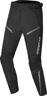Image de Pantalon textile Bogotto Blaze-Air pour moto, noir/gris, S