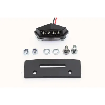 Produktbild von HIGHSIDER Halteplatte mit LED Kennzeichenleuchte 256-064 für