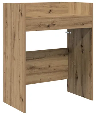 Immagine prodotto di Tavolino DJ in legno effetto noce, dimensioni 82 x 45 x 102 cm