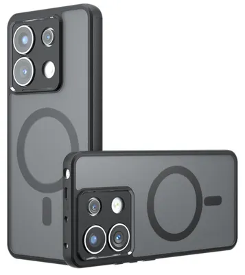 Obrázok produktu pre Techsuit – PureFrost MagSafe obal na Xiaomi Redmi Note 13 Pro 5G / Poco X6 – matný čierny