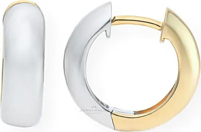 Produktbild von JuwelmaLux Creolen 333 Gold- und Weißgold Bicolor JL10-06-0851