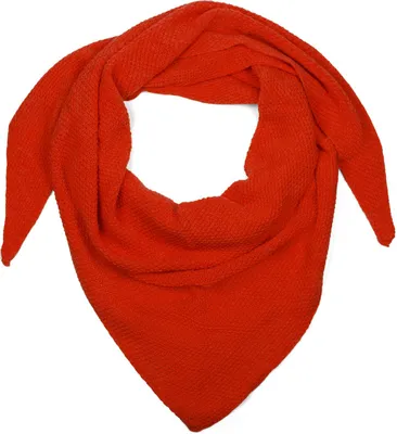 Produktbild von styleBREAKER Damen Strick Dreieckstuch | Weiches Schultertuch mit Reiskorn Muster | Unifarbenes Dreiecktuch aus Wolle Mix |  Italy | 190 x 72 cm