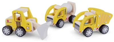Image de Omgoods - Ensemble de 3 véhicules de construction pour enfants