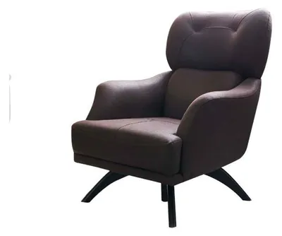 Produktbild von Ohrensessel Einsitzer Sessel Cocktailsessel Stoff Braun Moderne Sitzer