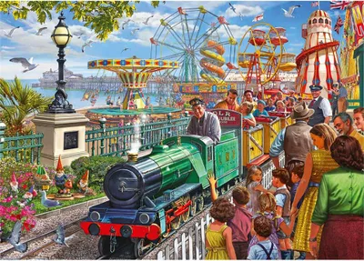 Produktbild von Falcon de luxe Falcon - Fun At The Seaside (1000 Teile), 1000 Stück(e), Landschaft, 12 Jahr(e)