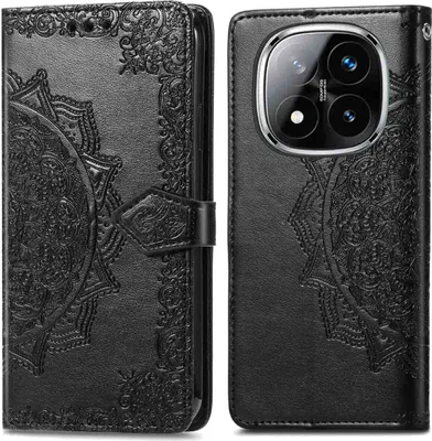 Produktbild von imoshion Mandala Klapphülle Xiaomi Redmi Note 14 Pro Plus (5G) - Schwarz