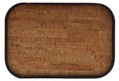 Korkuntersetzer & Tablett, 35 x 2 cm, Weiß, 1920 cl