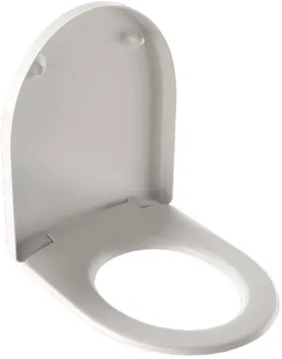 Produktbild von Geberit 300 Basic Toilettensitz mit Deckel topfix 35,5x47x4,5 cm Weiß