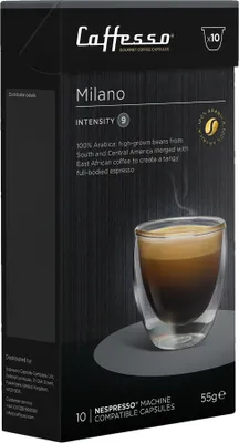 Produktbild von Caffesso Milano 10 ks - 100% kompatibilné kapsuly do kávovarov Nespresso, DeLonghi a Krups