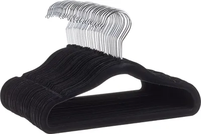 Image de A. Cintres pour vêtements pour enfants, en velours, antidérapants, pour bébés et jeunes enfants