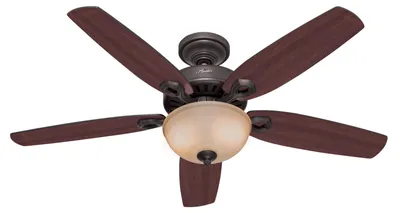 Immagine prodotto di Ventilatore da soffitto con luce e catene Builder Deluxe Bronzo 132 cm
