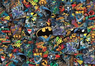 Produktbild von Clementoni Puzzle Batman 1000 Teile - Impossible - Erwachsene