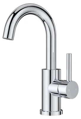 Produktbild von Badezimmerarmatur, hoch, 360° schwenkbar, hochwertige Edelstahl-Waschtischarmatur