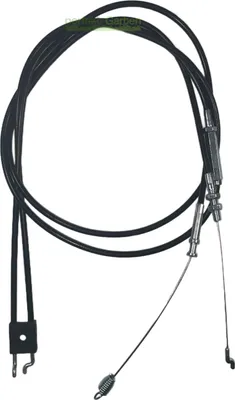 Image de Câble d'accélérateur + câble d'embrayage pour Turbo Hurricane Deltafox Mowox Ryobi LUX Tools GardenX