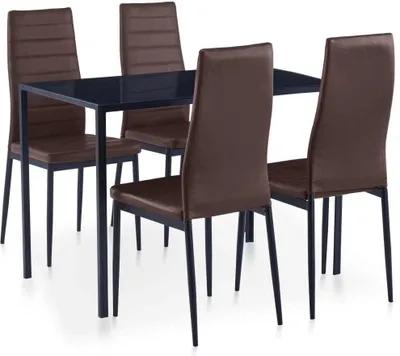 Produktbild von 5-tlg. Essgruppe Braun