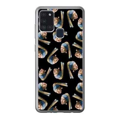 Produktbild von MuchoWow® Handyhülle Schutzhülle Hülle für Samsung Galaxy A21s Das Mädchen mit dem Perlenohrring - Muster - Vermeer Silikon Softcase Handy Hülle - Hartschale
