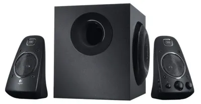Produktbild von Logitech Z623, 2.1 Kanäle, 200 W, Universal, Schwarz, 400 W, Drehregler