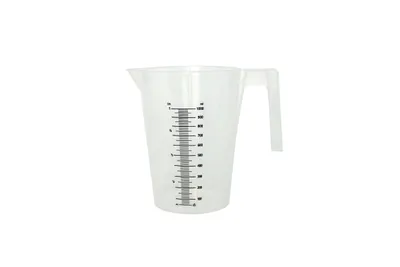 Produktbild von Messbecher, PP, 1, 0 l mit offenem Griff, stapelbar