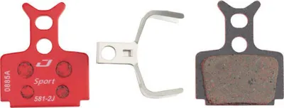 Image de Plaquettes de frein à disque semi-métalliques Jagwire, modèle Sport, pour freins Formula - Haute performance.
