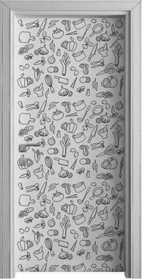 Produktbild von Tür Selbstklebende 90x210 cm Türfolie Türtapete Klebefolie - Küchenutensilien