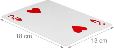 Zdjęcie produktu dla Karty do pokera Relaxdays Jumbo, 54 karty, wodoodporne plastikowe karty do gry w rozmiarze XXL, zabawny prezent lub element dekoracyjny, 18 x 13 cm, kolorowe